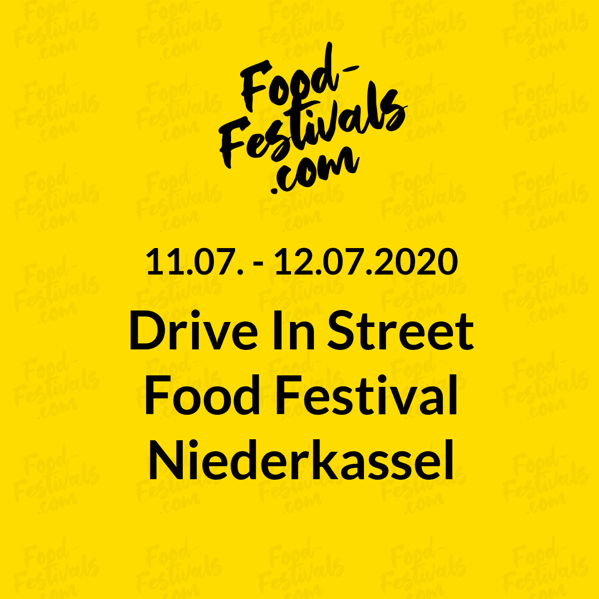 Drive In Street Food Festival Niederkassel