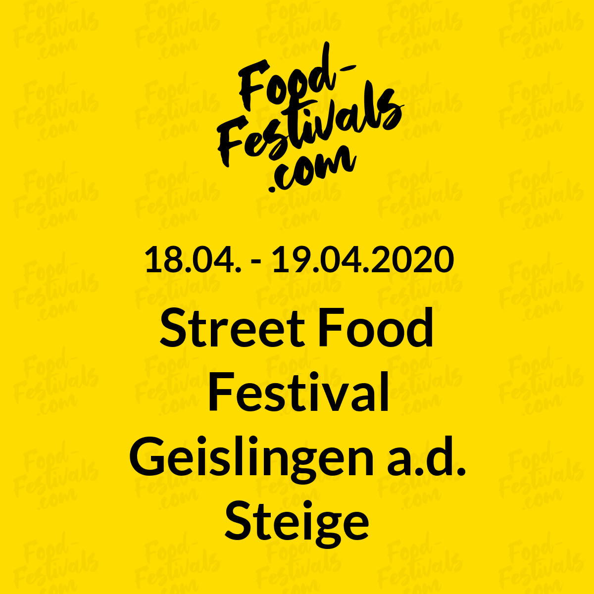 Street Food Festival Geislingen a.d. Steige