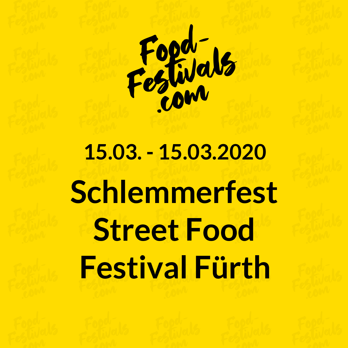 Schlemmerfest Street Food Festival Fürth