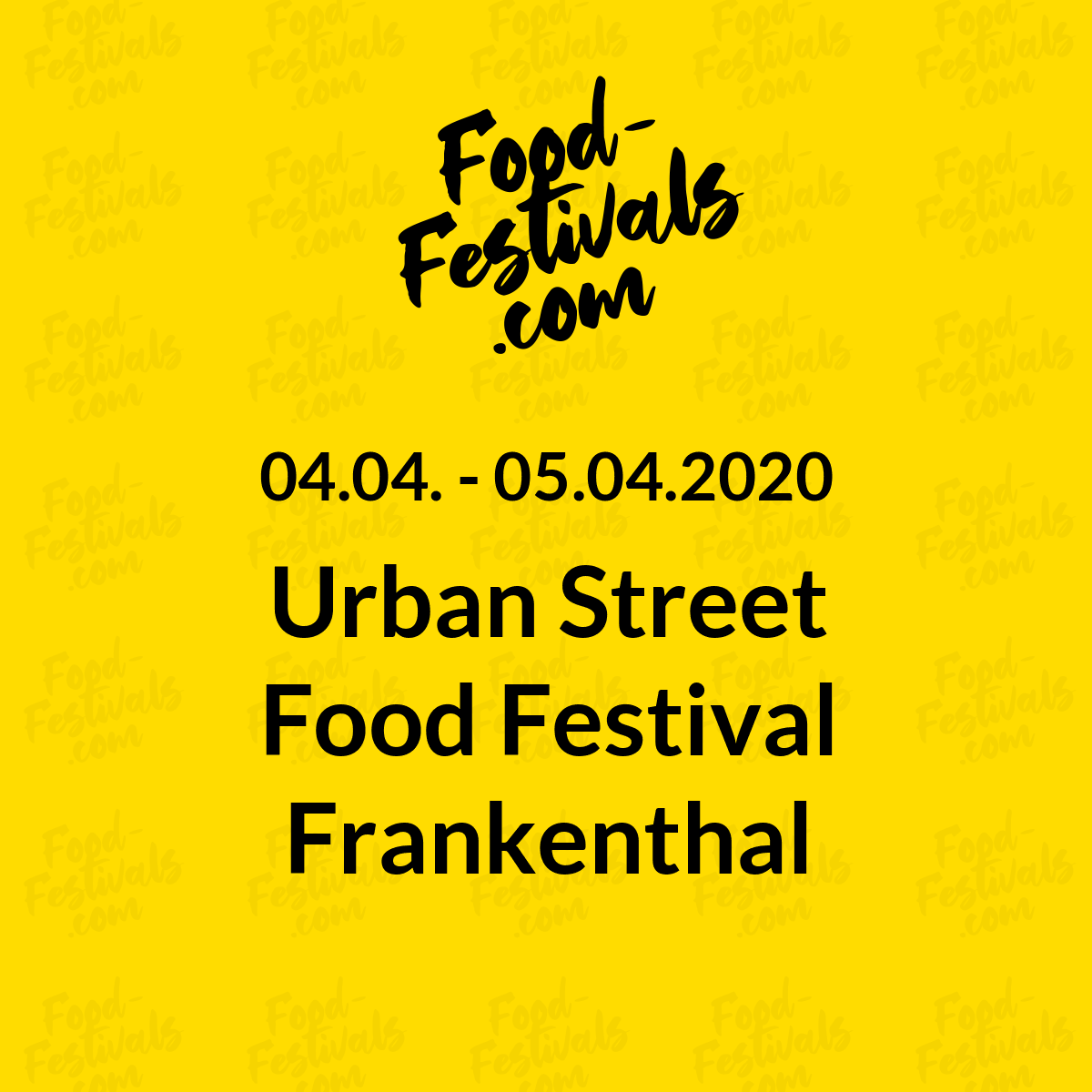 Urban Street Food Festival Frankenthal