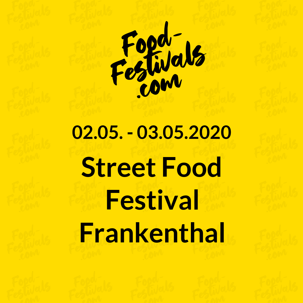 Street Food Festival Frankenthal