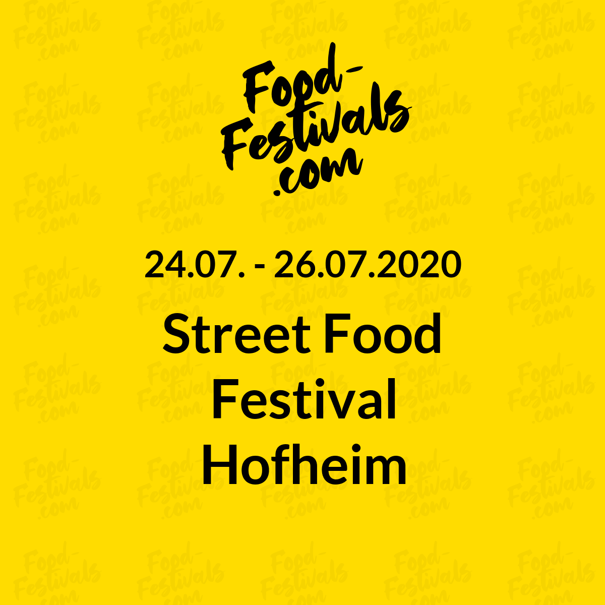 Street Food Festival Hofheim