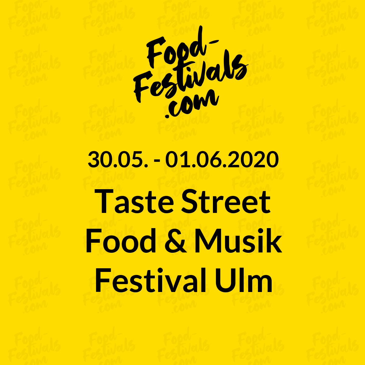 Taste Street Food & Musik Festival Ulm