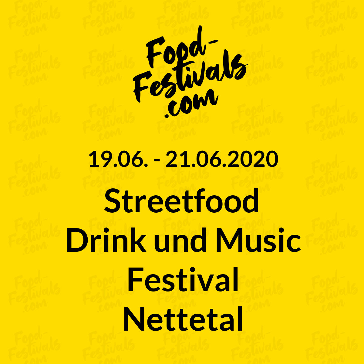 Streetfood Drink und Music Festival Nettetal