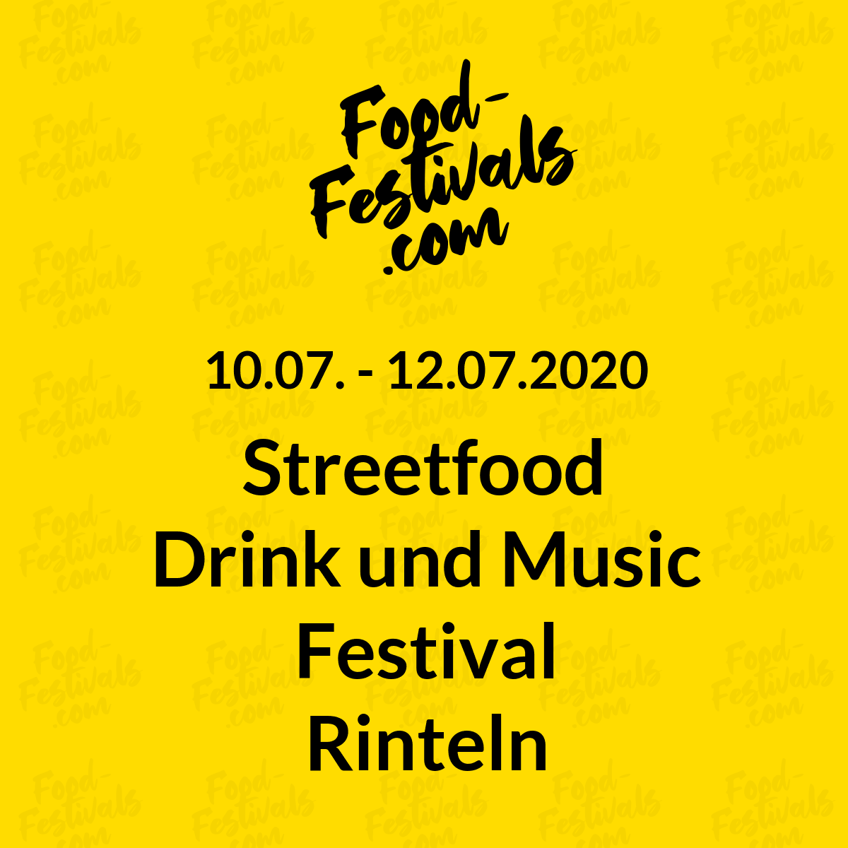 Streetfood Drink und Music Festival Rinteln