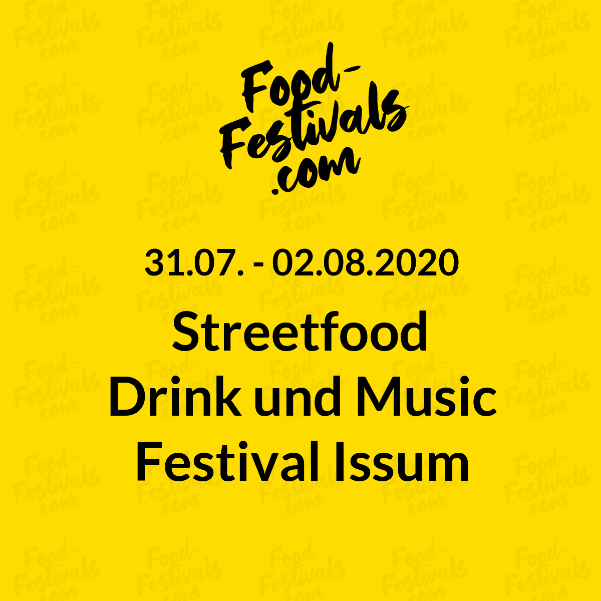 Streetfood Drink und Music Festival Issum