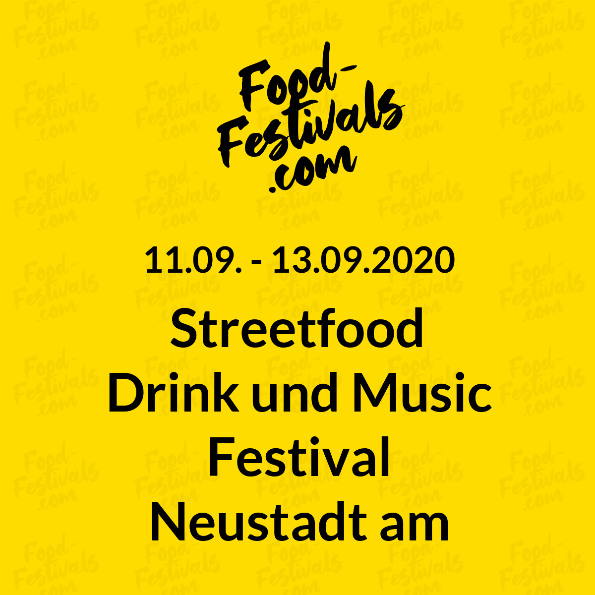Streetfood Drink und Music Festival Neustadt am Rübenberge