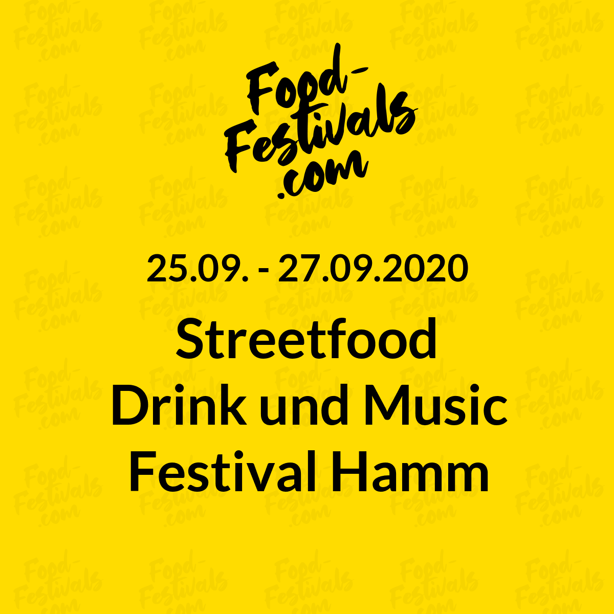 Streetfood Drink und Music Festival Hamm