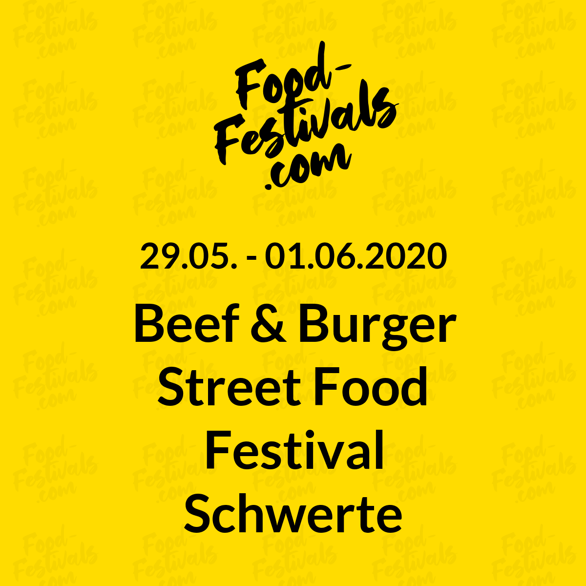 Beef & Burger Street Food Festival Schwerte