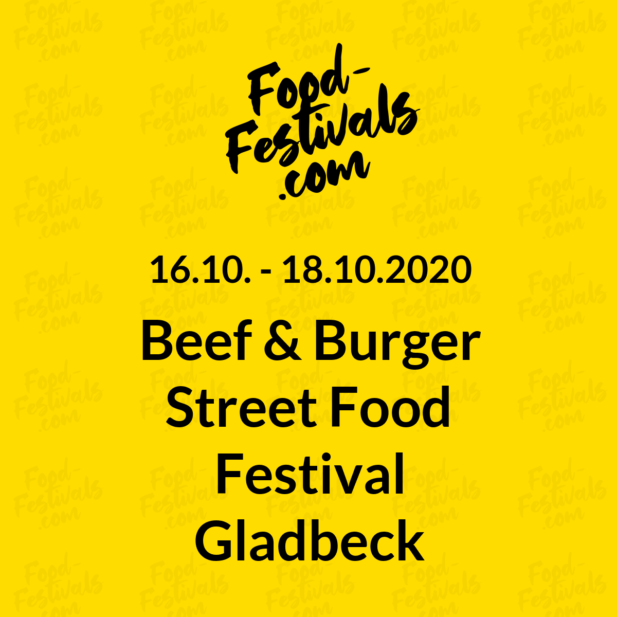 Beef & Burger Street Food Festival Gladbeck