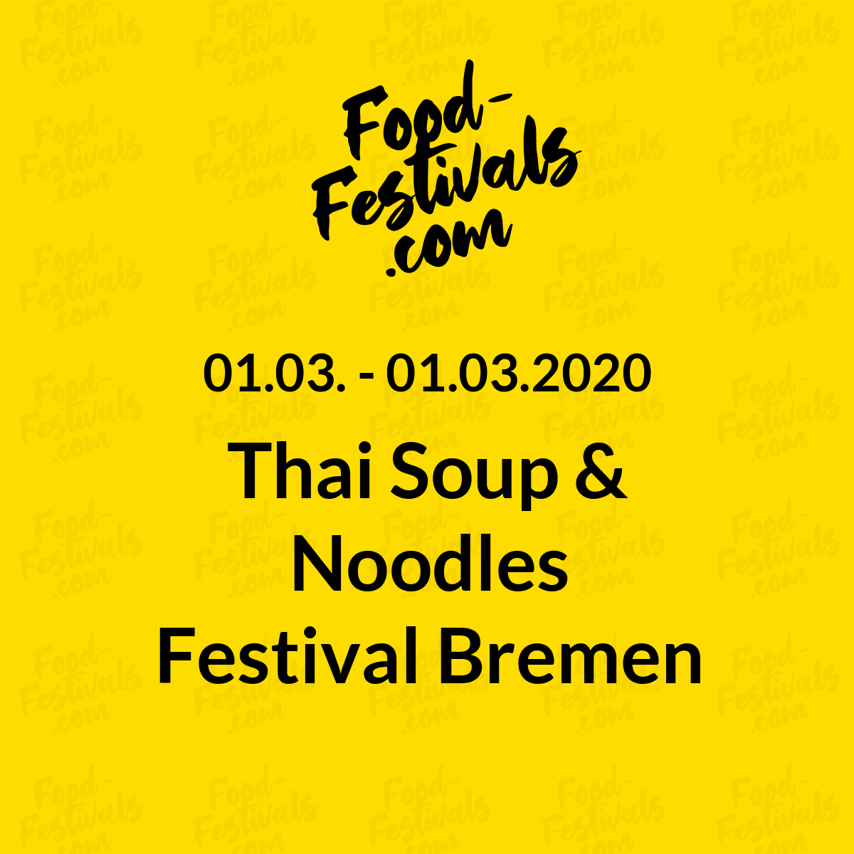 Thai Soup & Noodles Festival Bremen