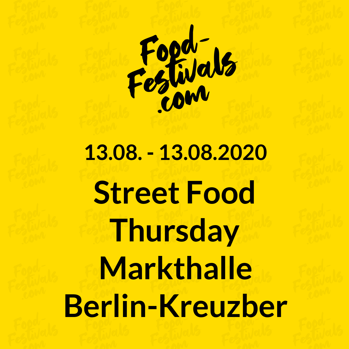 Street Food Thursday Markthalle Berlin-Kreuzberg