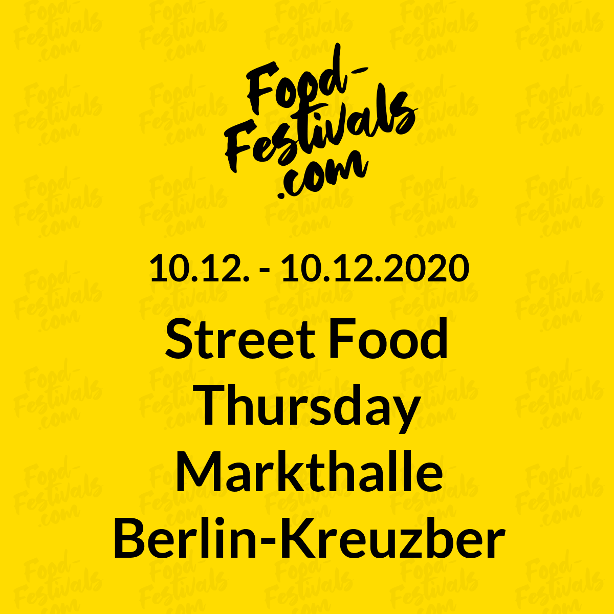 Street Food Thursday Markthalle Berlin-Kreuzberg