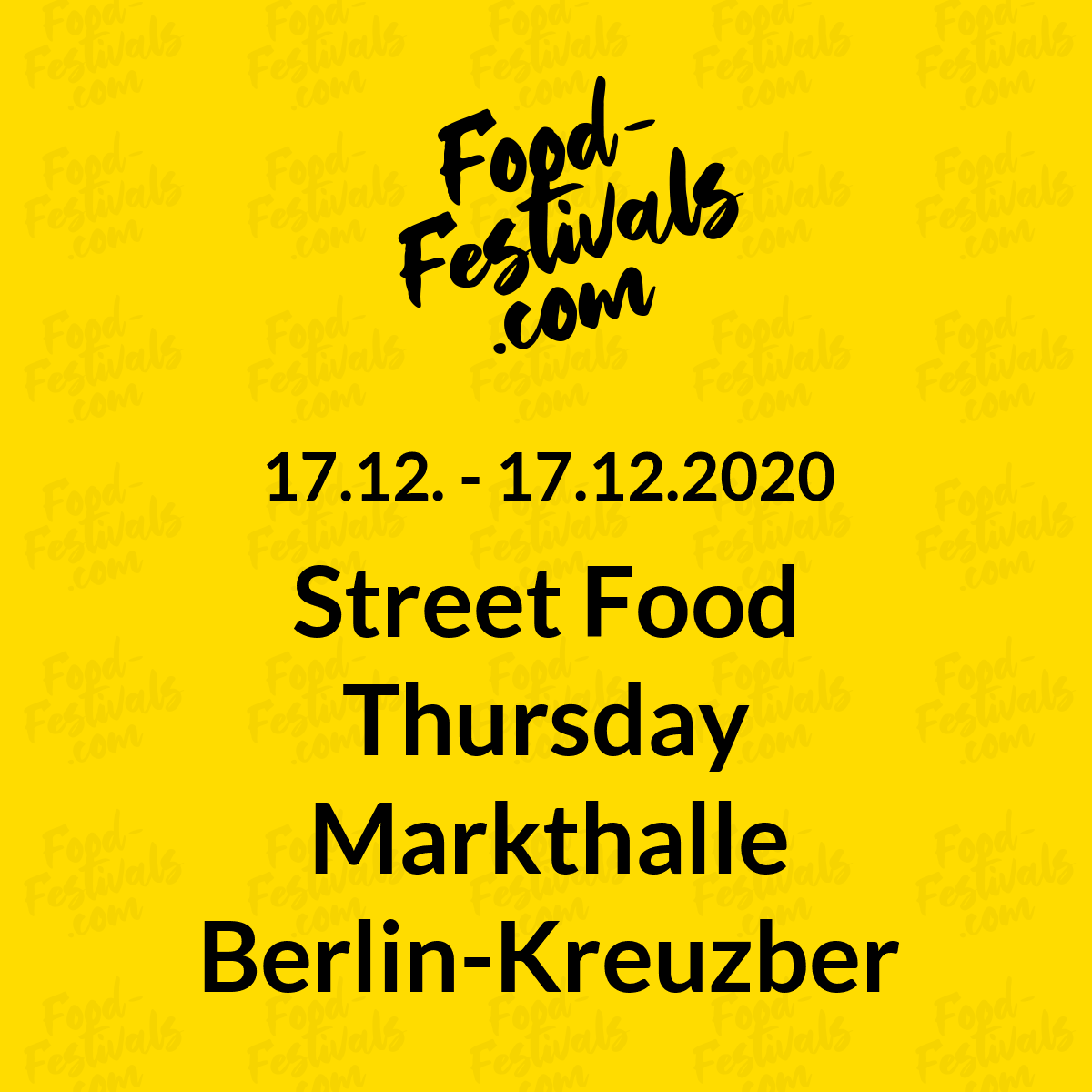 Street Food Thursday Markthalle Berlin-Kreuzberg