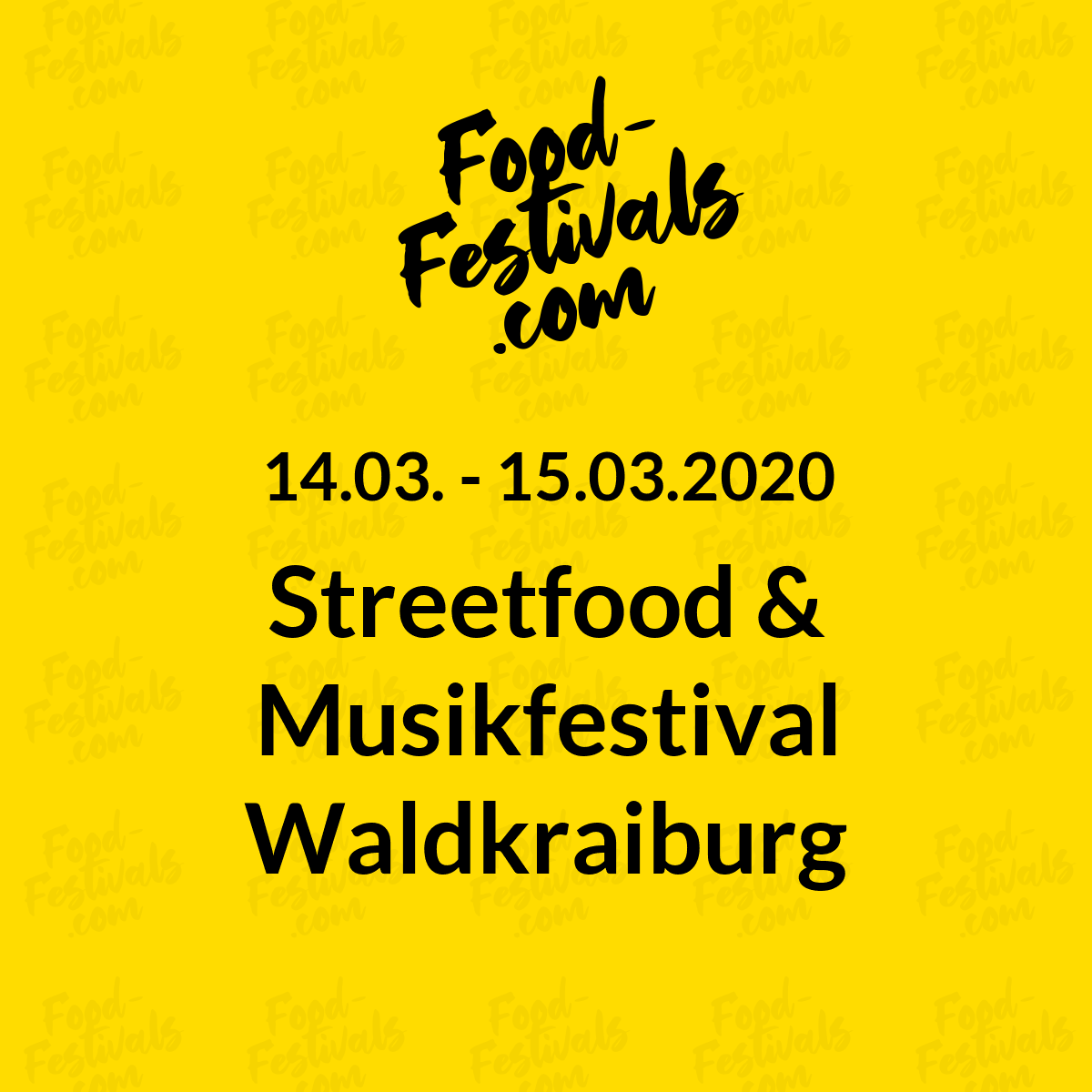 Streetfood & Musikfestival Waldkraiburg