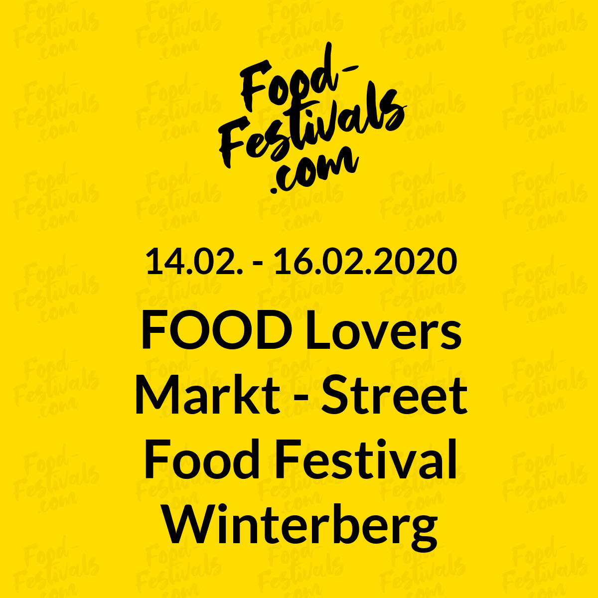 FOOD Lovers Markt - Street Food Festival Winterberg