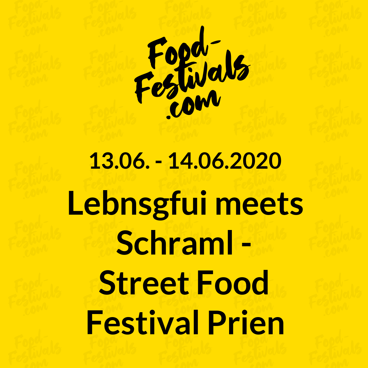 Lebnsgfui meets Schraml - Street Food Festival Prien am Chiemsee