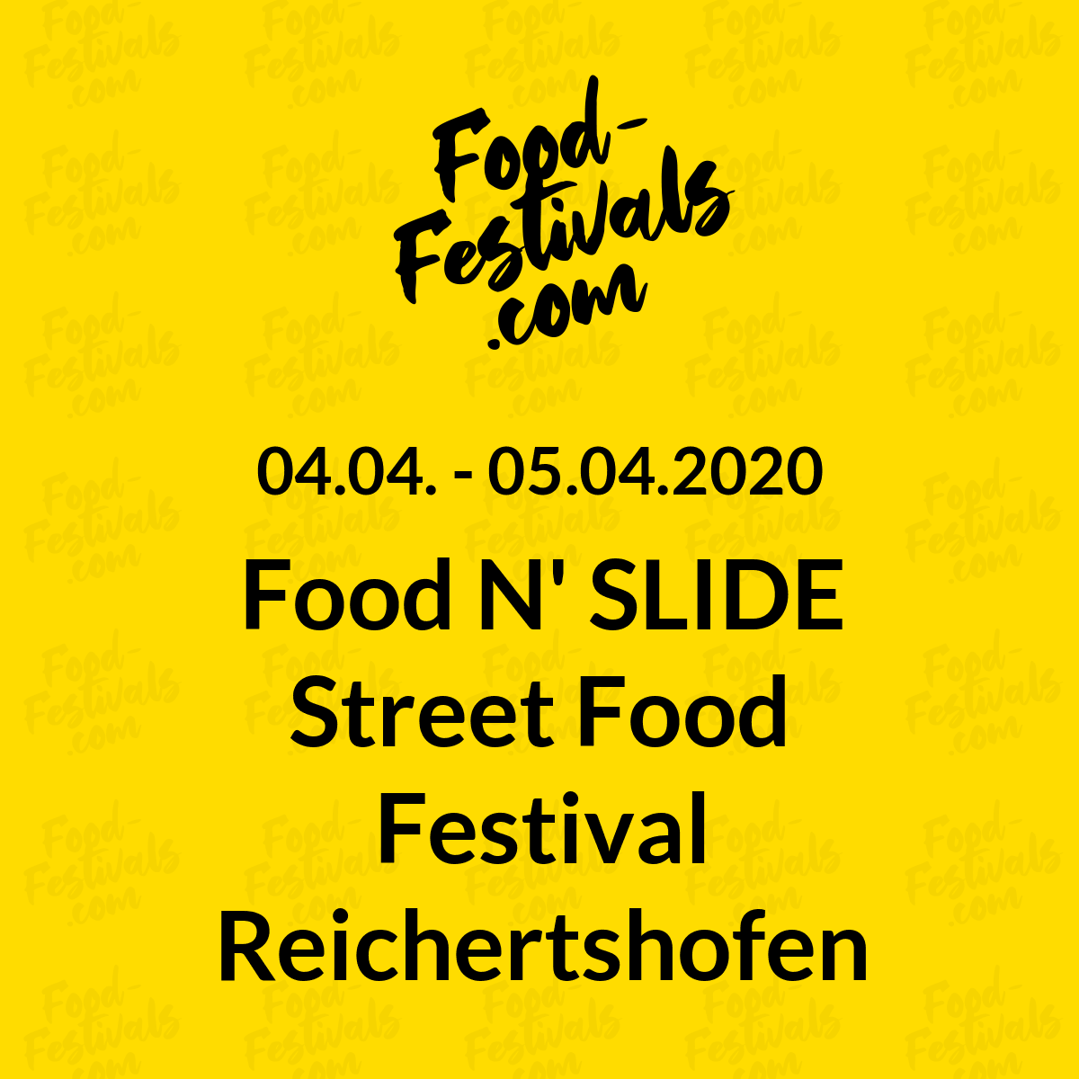 Food N' SLIDE Street Food Festival Reichertshofen