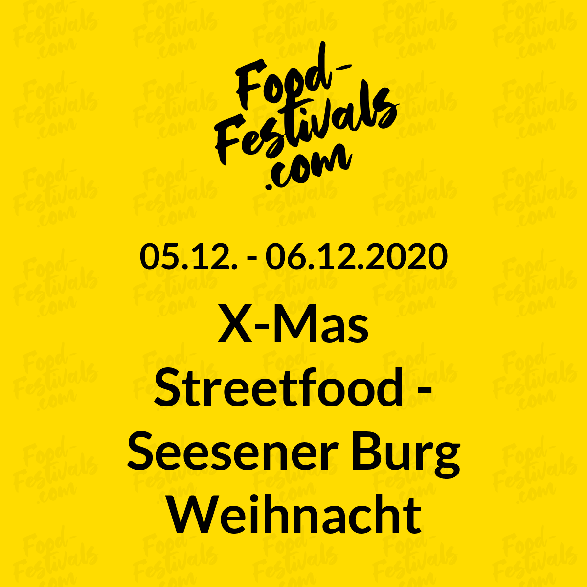 X-Mas Streetfood - Seesener Burg Weihnacht