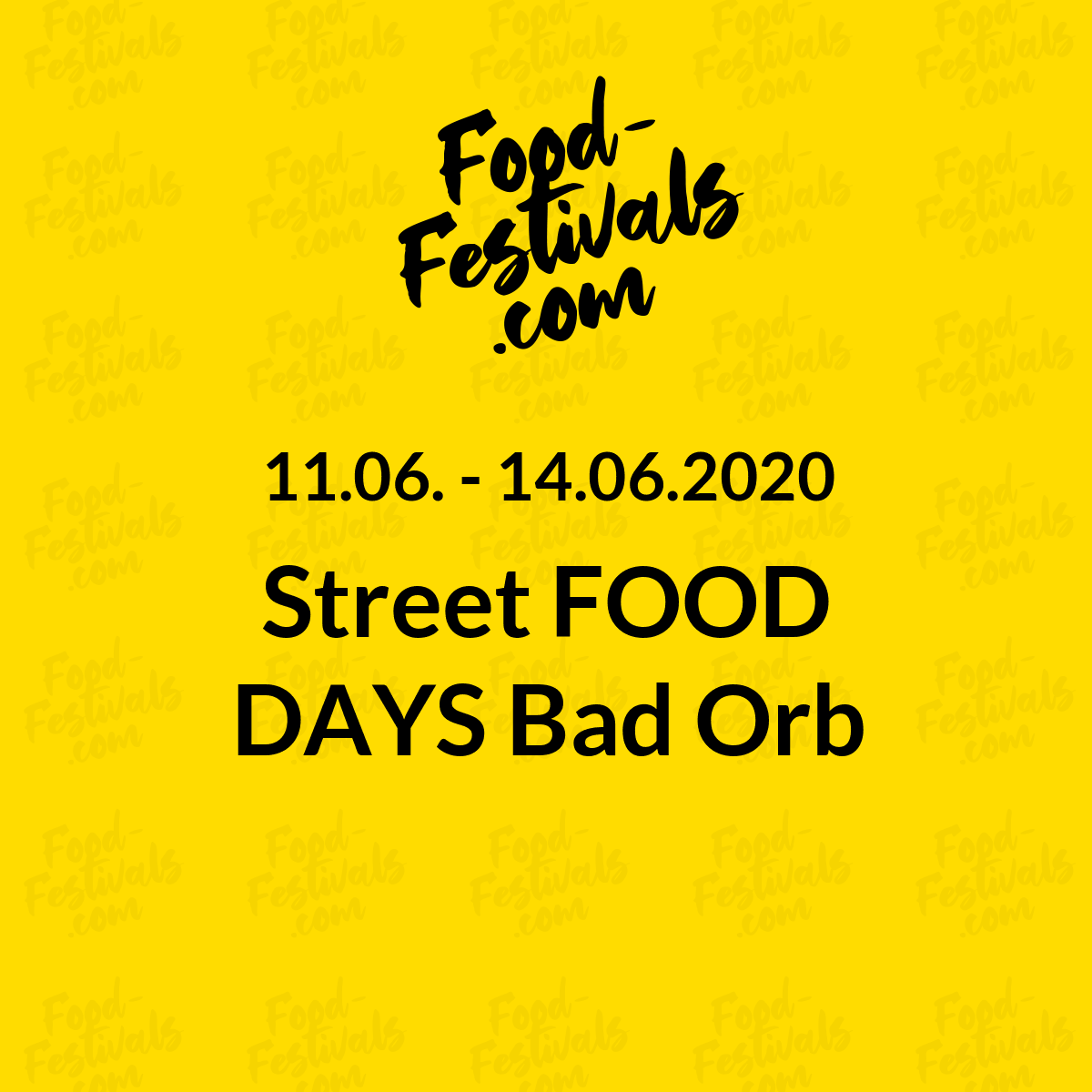 Street FOOD DAYS Bad Orb