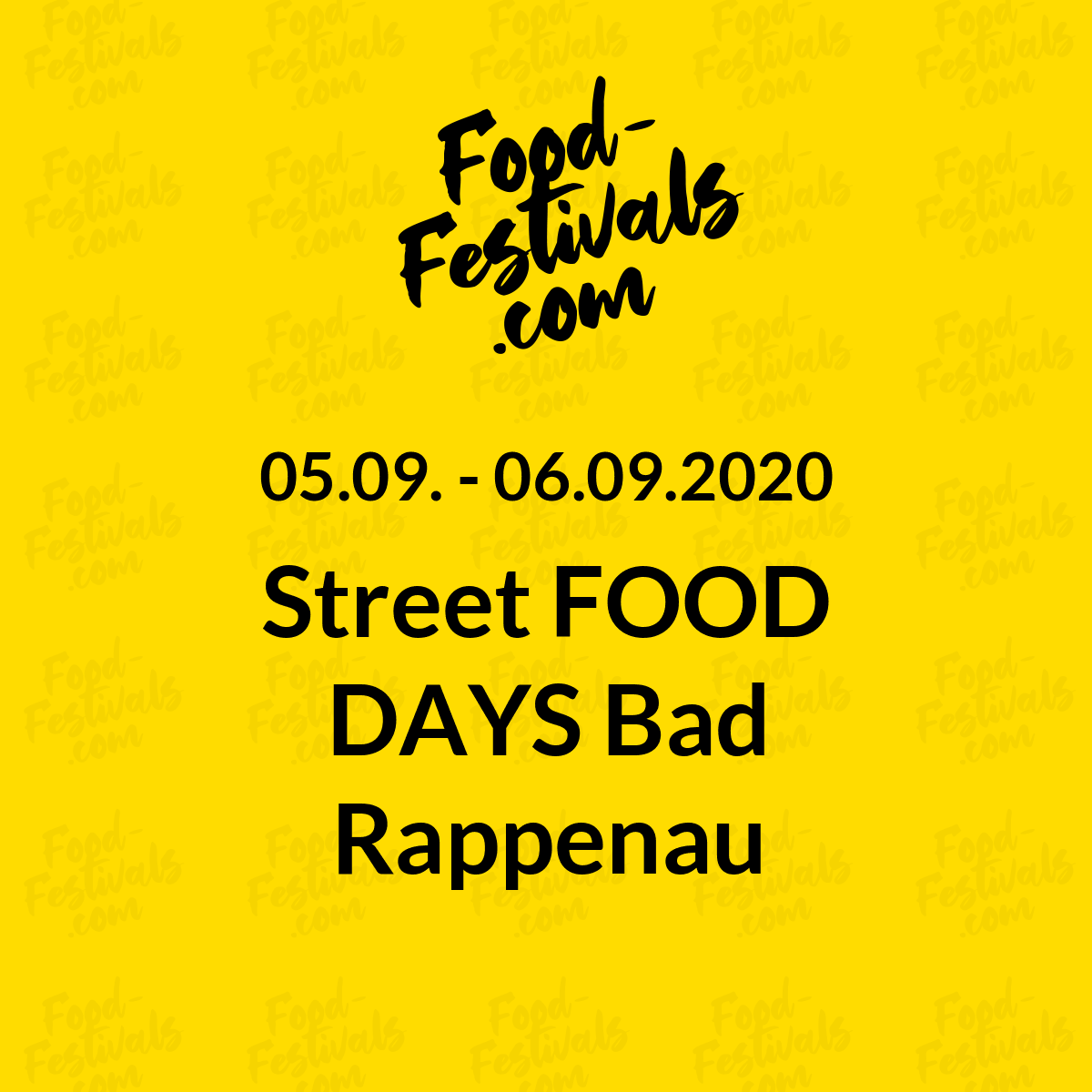 Street FOOD DAYS Bad Rappenau