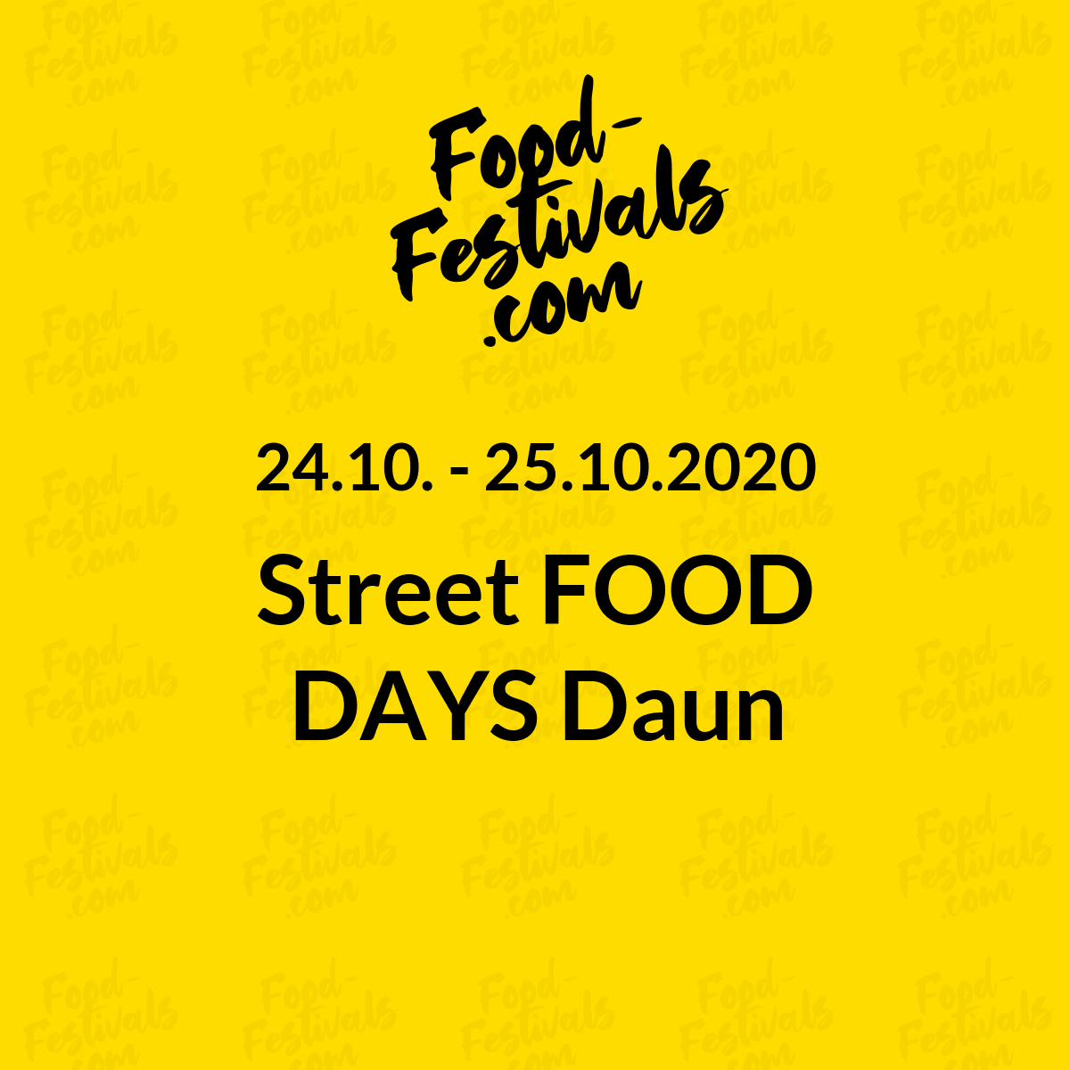 Street FOOD DAYS Daun