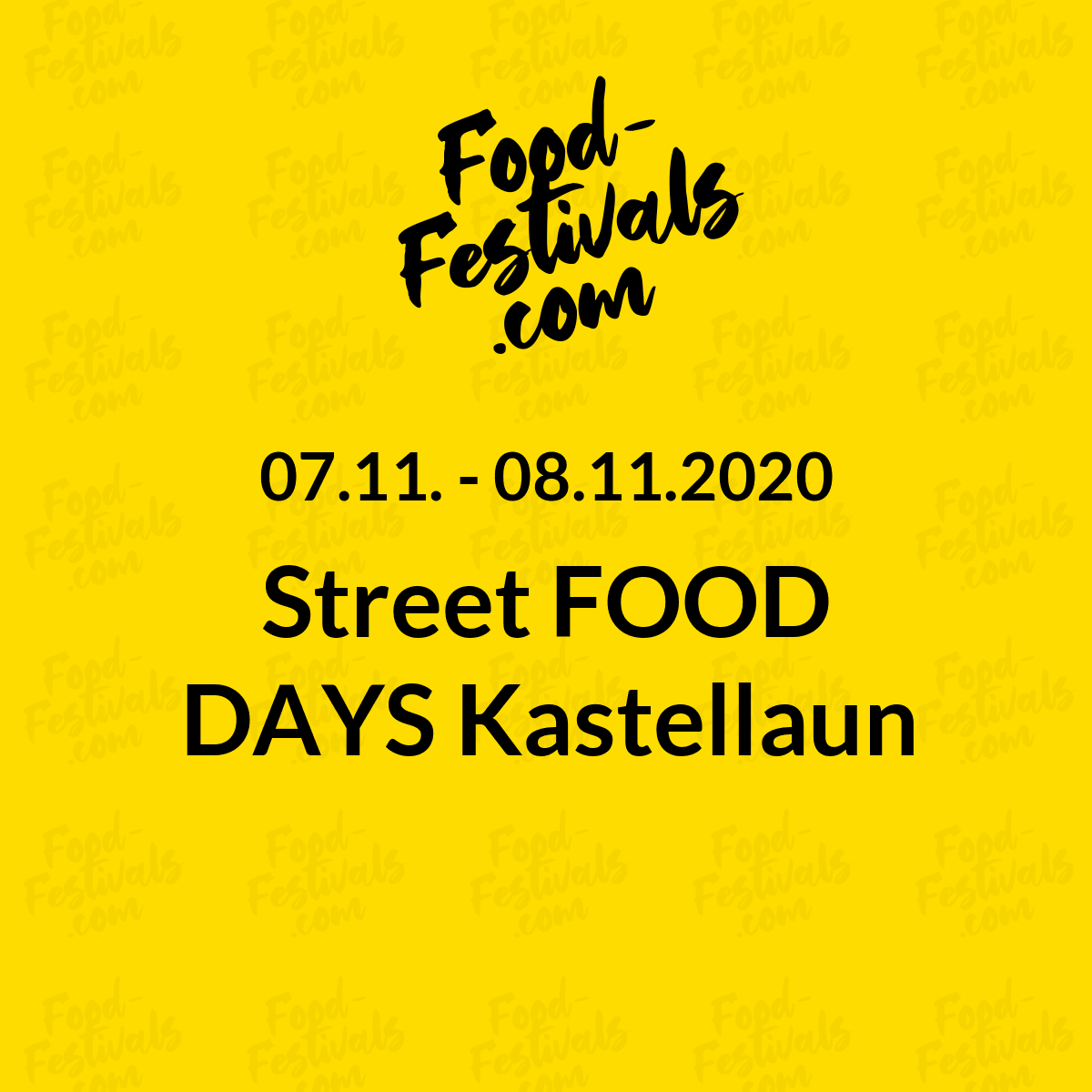 Street FOOD DAYS Kastellaun