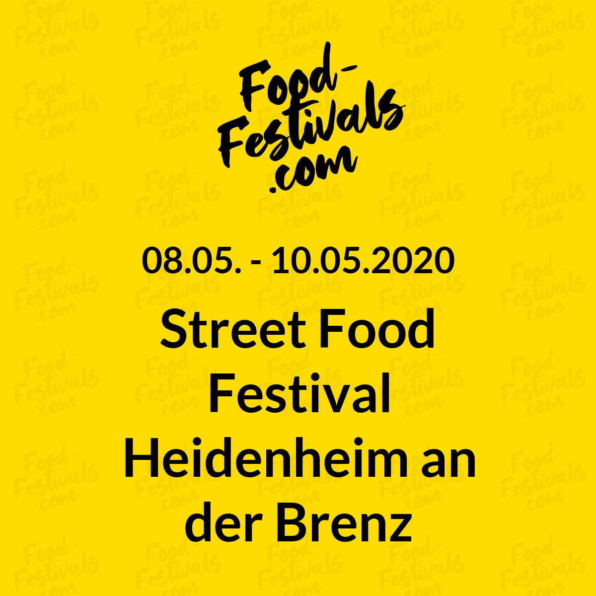 Street Food Festival Heidenheim an der Brenz