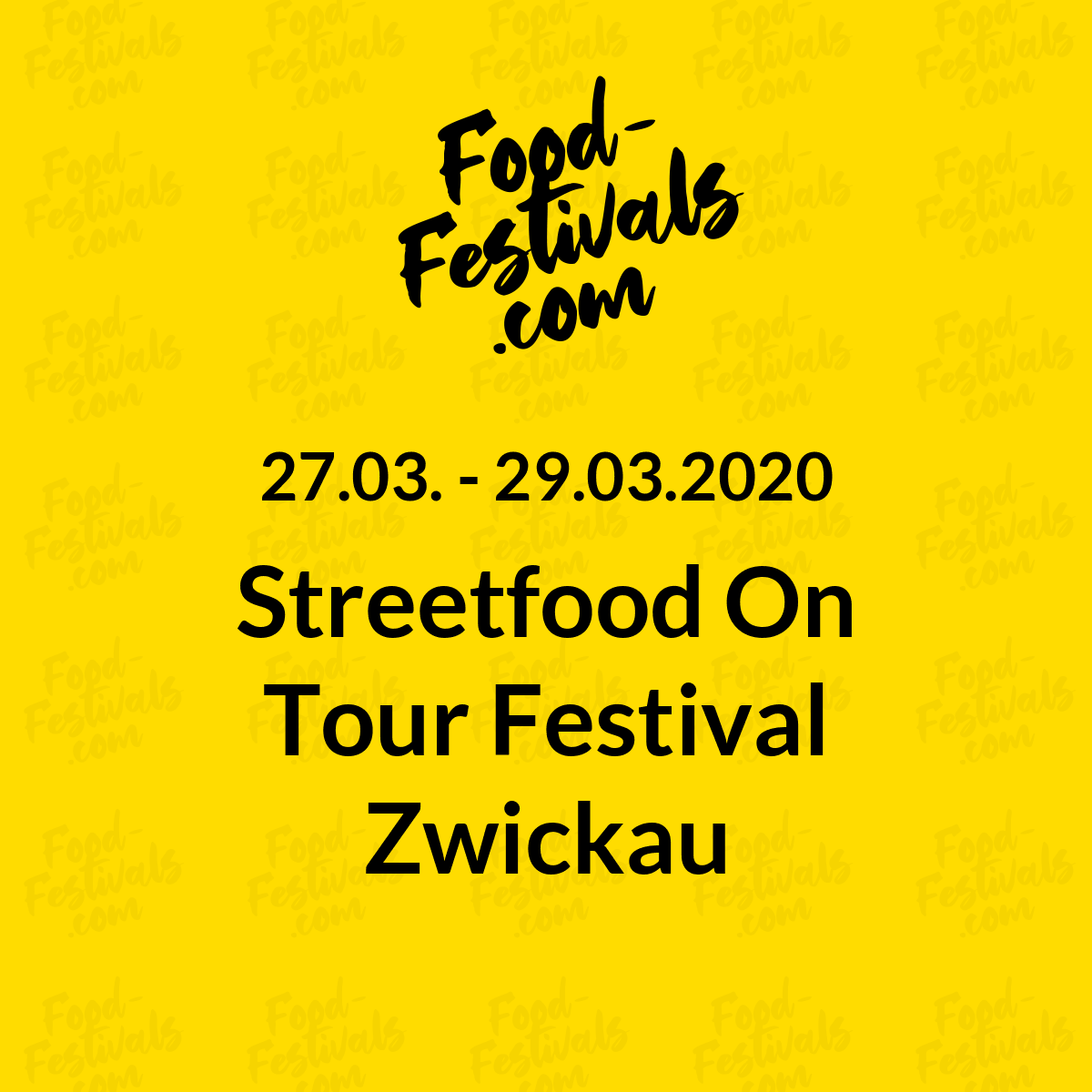 Streetfood On Tour Festival Zwickau