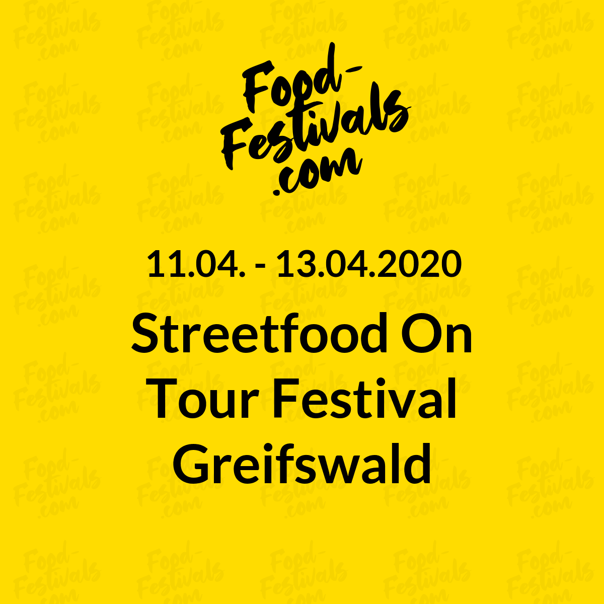 Streetfood On Tour Festival Greifswald