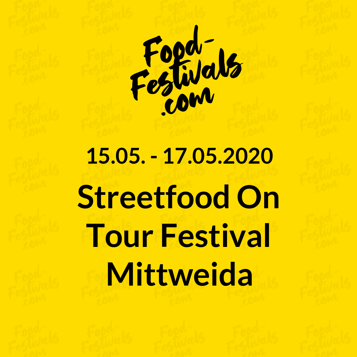 Streetfood On Tour Festival Mittweida