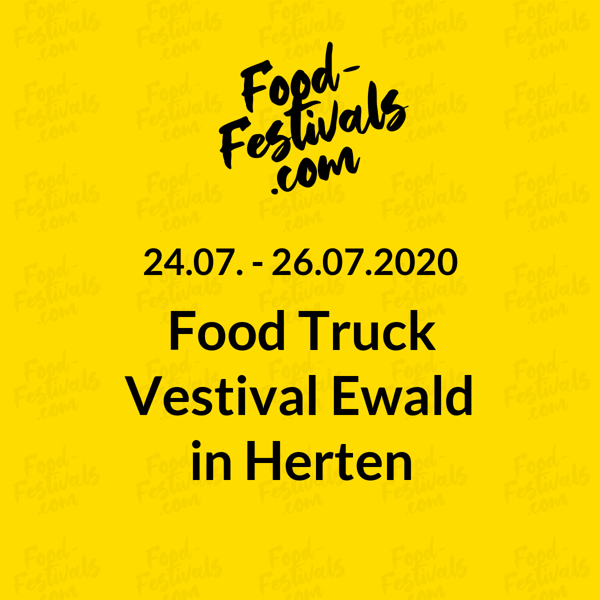 Food Truck Vestival Ewald in Herten