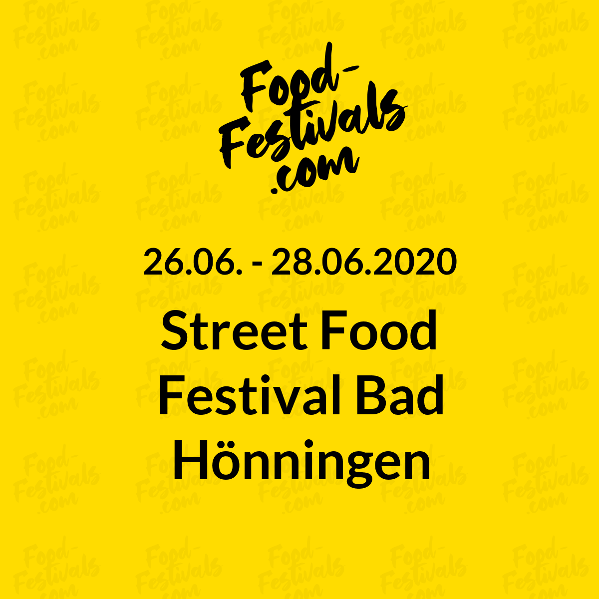 Street Food Festival Bad Hönningen