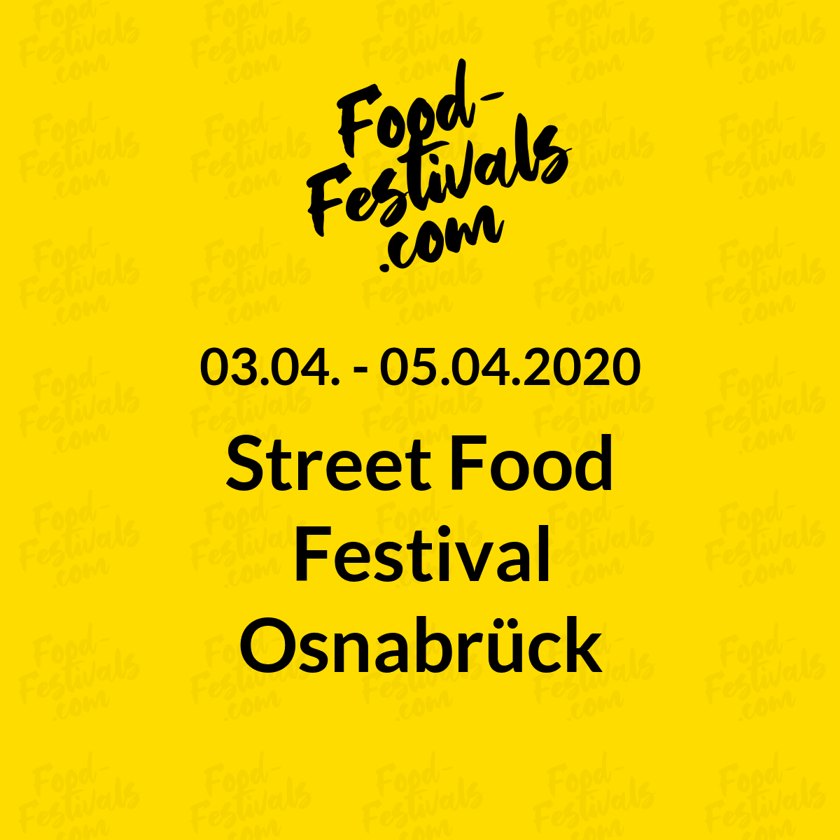 Street Food Festival Osnabrück