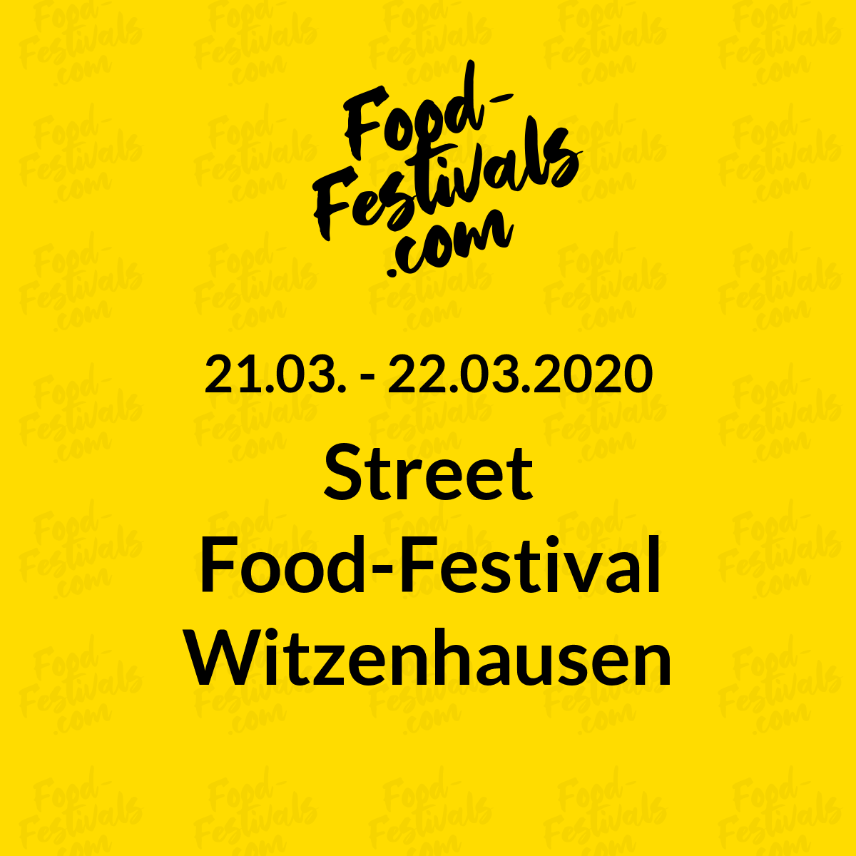 Street Food-Festival Witzenhausen