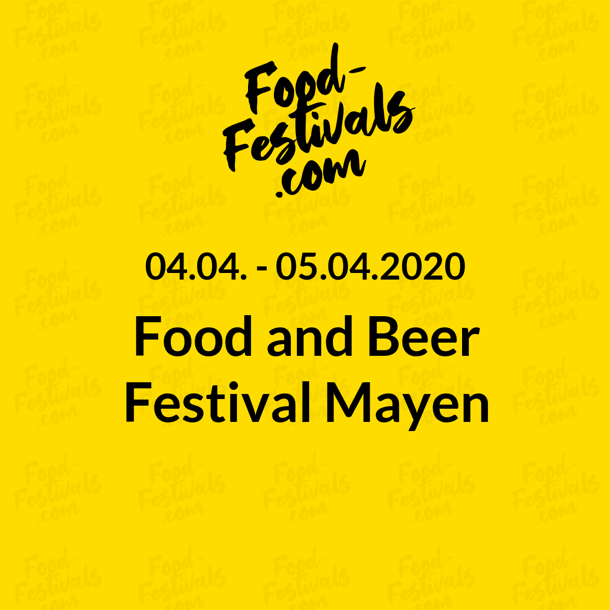 Food and Beer Festival Mayen