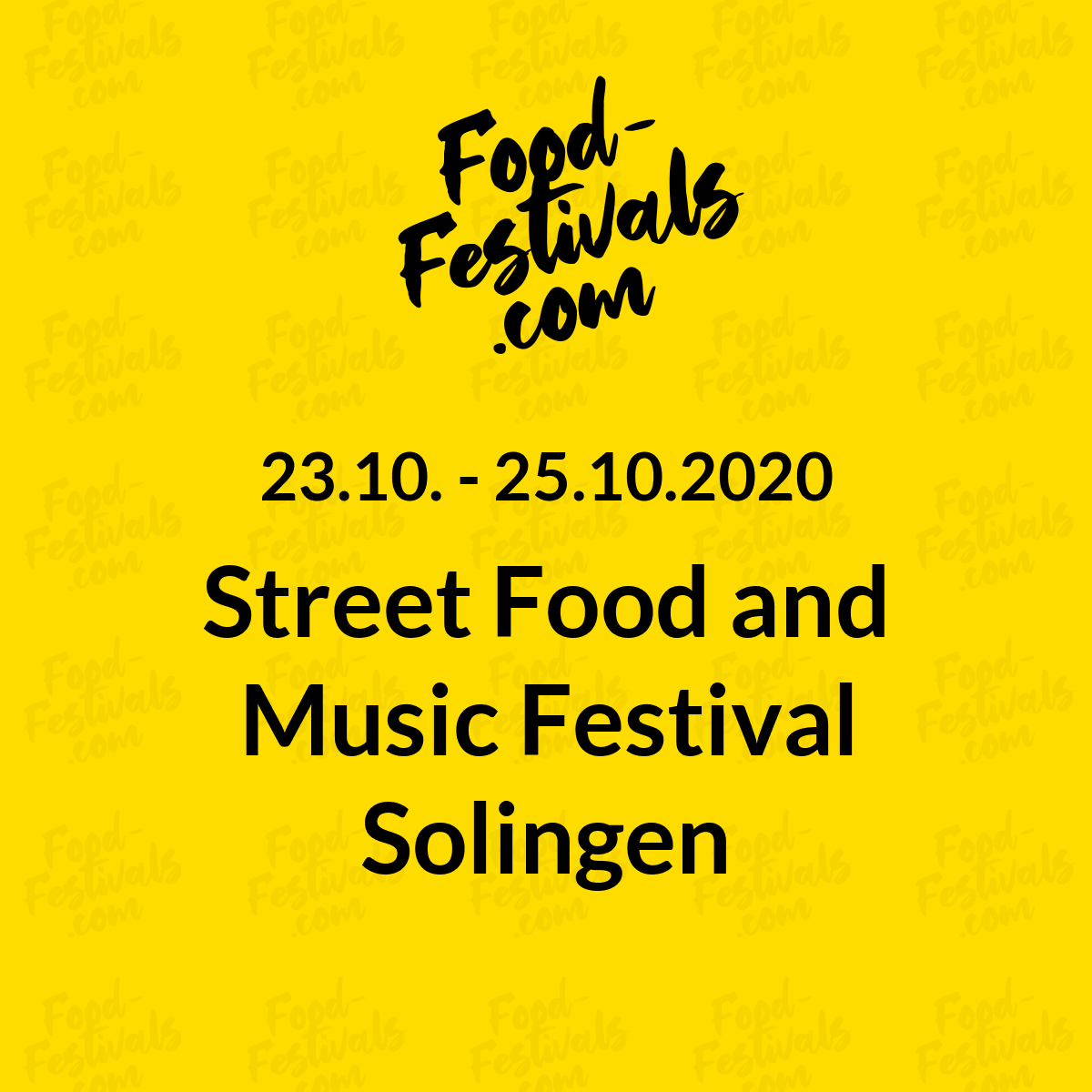 Street Food and Music Festival Solingen