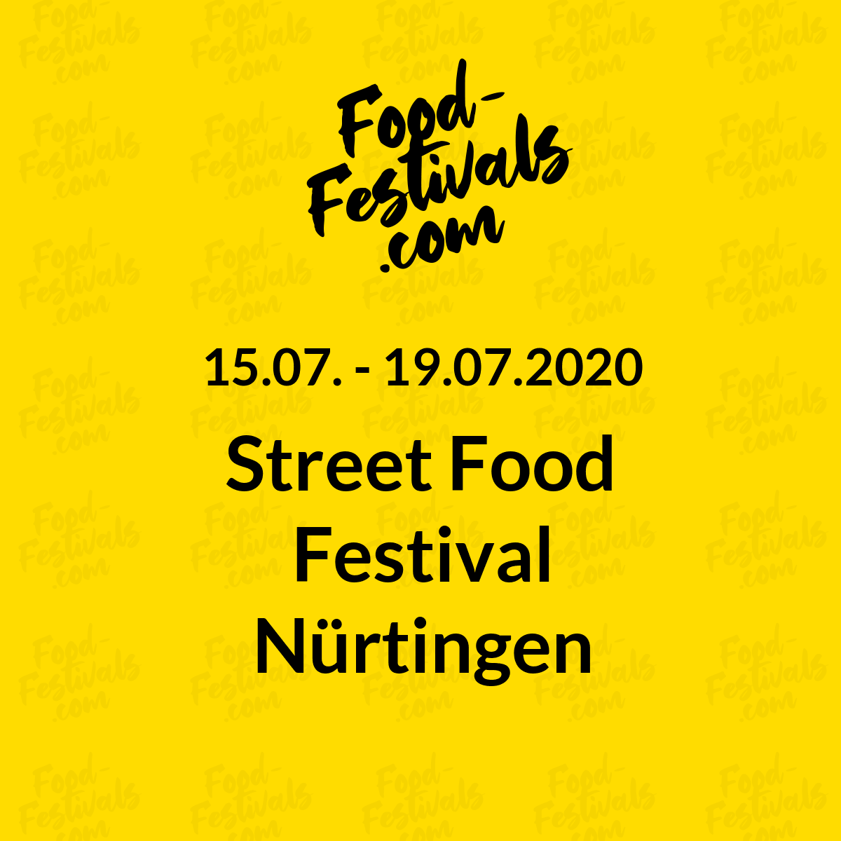 Street Food Festival Nürtingen